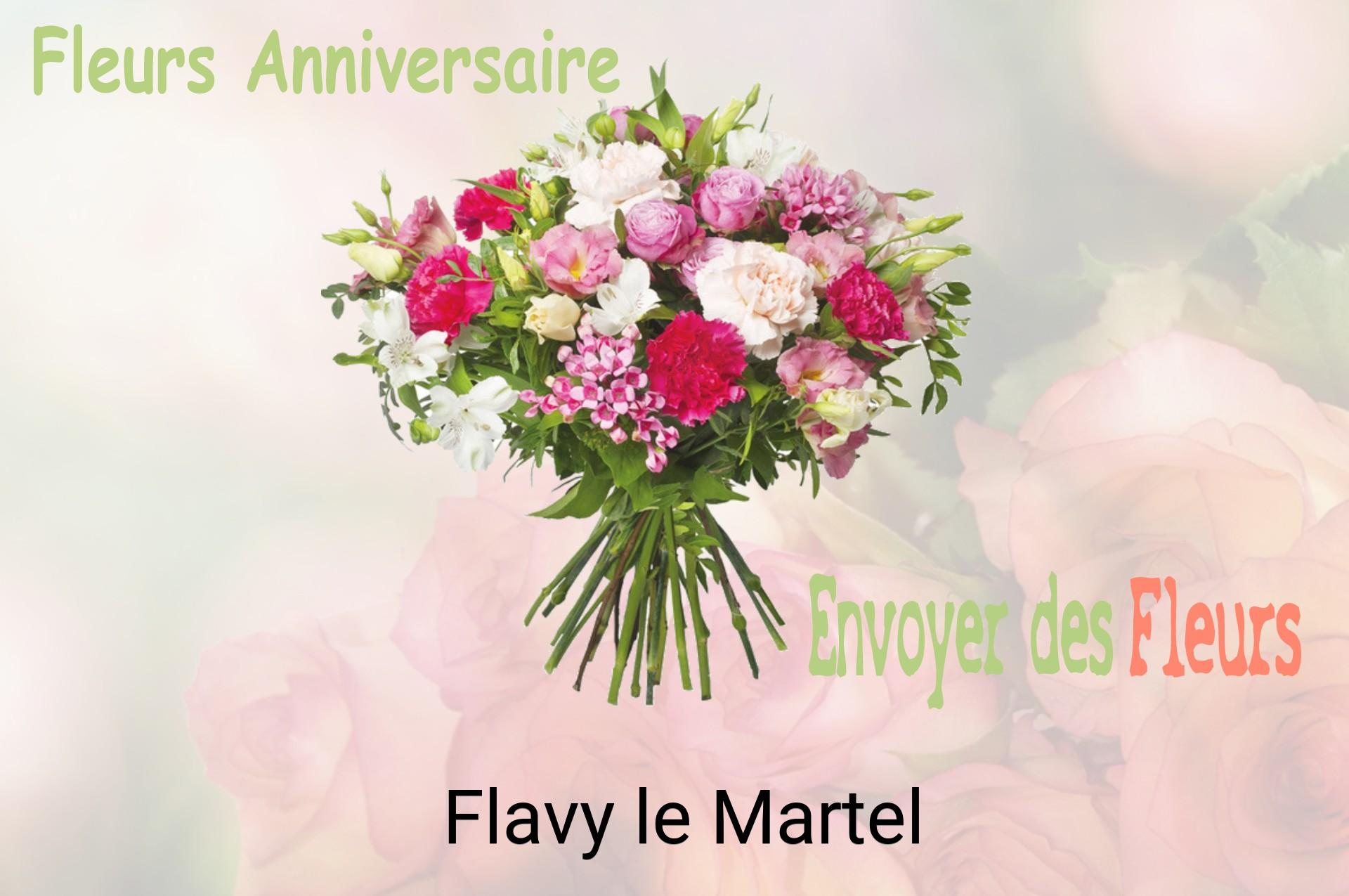 Bouquet de fleurs d’anniversaire livré à Flavy-le-Martel